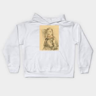 Portrait of Julie Manet by Berthe Morisot Kids Hoodie